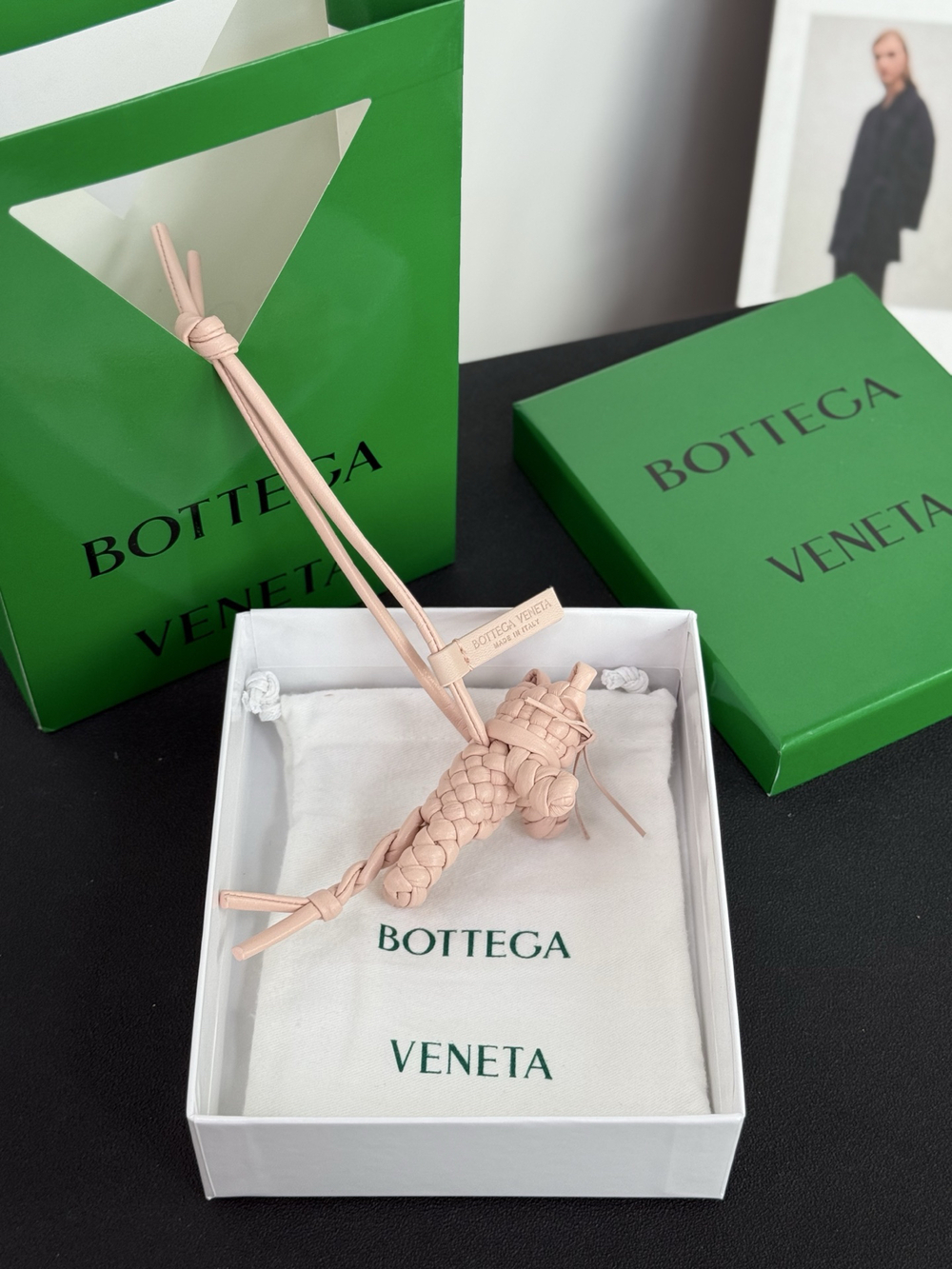 Bottega Veneta cat charm